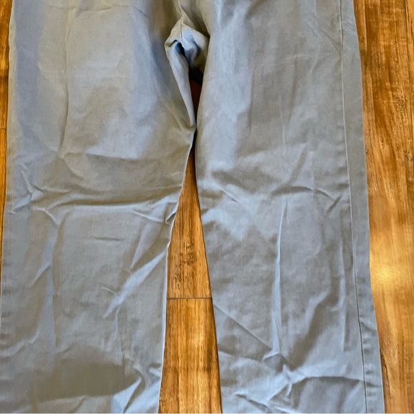 BANANA REPUBLIC Men’s Gray Khaki Chino Straight Front Slacks Size 35/34 - Picture 11 of 14